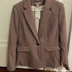 New with tags. H&M houndstooth blazer. Women’s Size 8